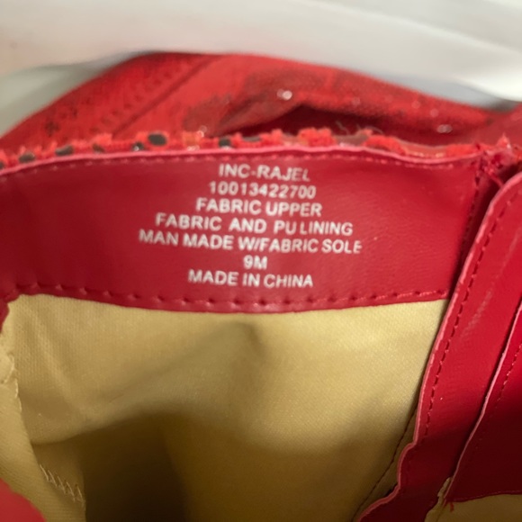 BRAND NEW INC Rajel red snake print boots - Picture 8 of 8